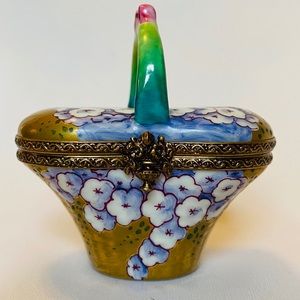 Limoges Flower Basket